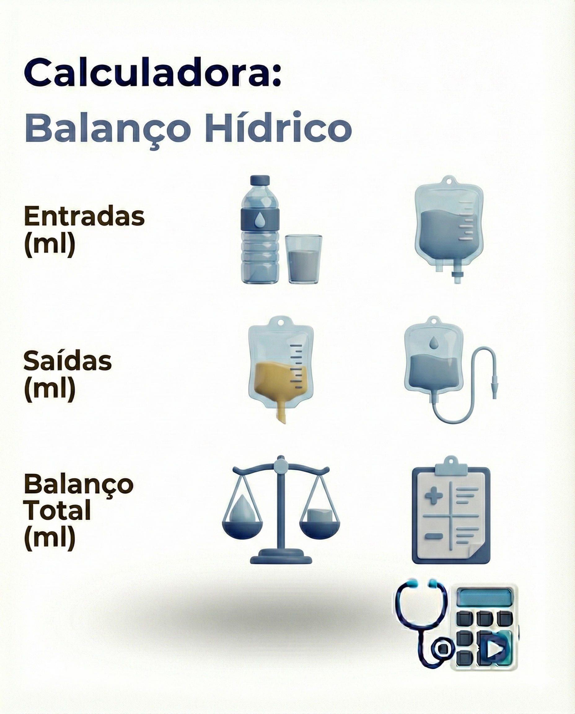 CONTROLE HIDRICO ENFERMAGEM